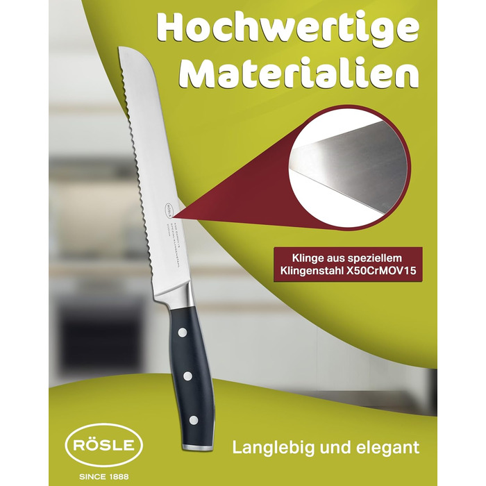 Нож для хлеба 20 см Tradition Rosle