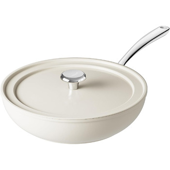 Сковорода з керамічним антипригарним покриттям та кришкою 28 см Redchef