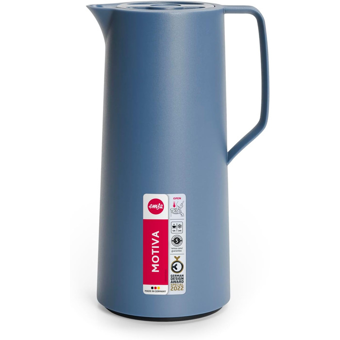Термоглечик 1 л, синій Motiva Emsa