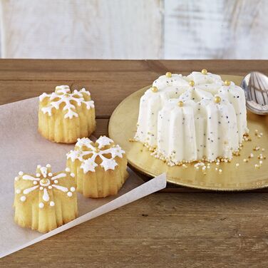 Форма для випічки у вигляді сніжинок, 30,6 x 18 x 5 см, бронзова, RBV Birkmann