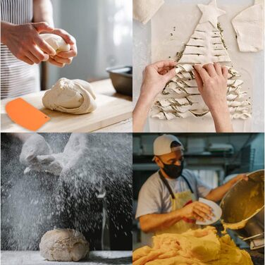 Скребок для тіста 2 шт 12,8 х 9,7 см Tadipri