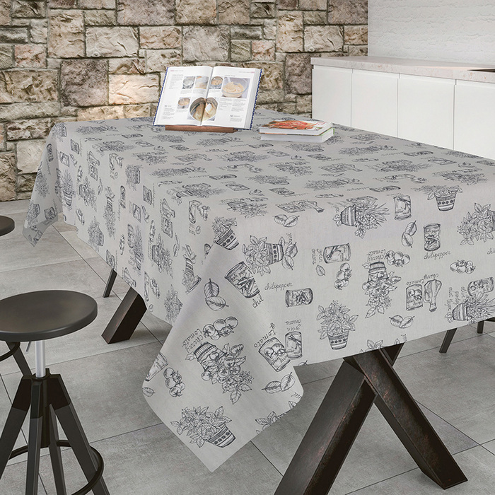 Скатертина Aitana textil Vermeer, полікотон, 140 х 200 cм