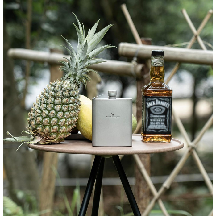 Титанова стегнова фляга 200 мл. iBasingo