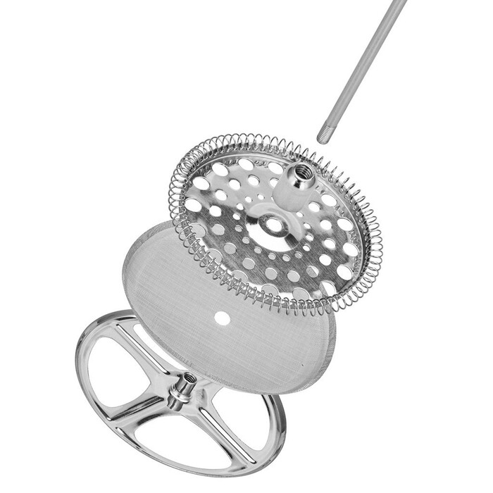 Заварочный чайник с поршнем Fissman AFFOGATO 600 мл стеклянная колба (9098)