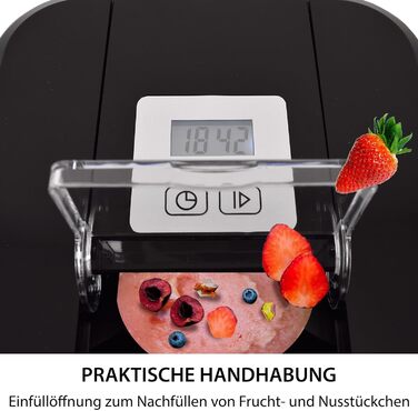 Машина для приготування морозива з нержавіючої сталі 1,5 л Gino Gelati Jinoria