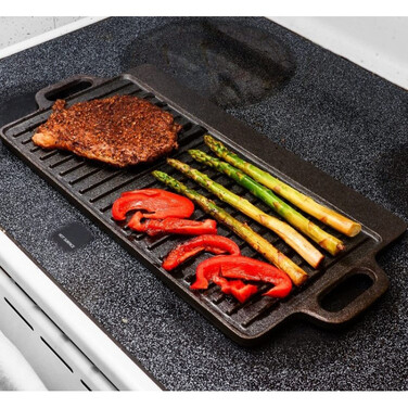 Чавунна плита-планча з ручками 46х23х1,5 см GRILLI 777182 Код: 012705