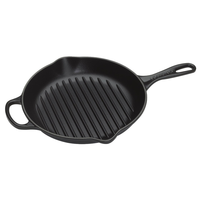 Сковорода гриль кругла 26 см, чорний Le Creuset