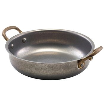 Сковорода для подачи 15.5*4 см, 660 мл, круглая, металлическая, Vintage Steel, GenWare