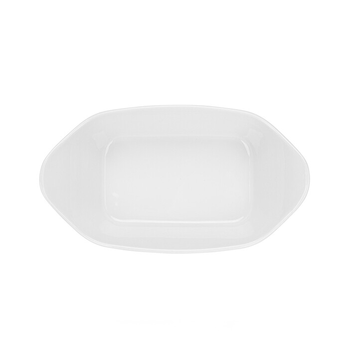 Прямокутна форма для запікання Fissman 21,5х15х7 см / 780 мл порцеляна (14176)