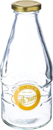 Пляшка для молока 568 мл, кругла Kilner