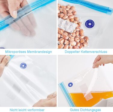 Вакуумные пакеты 20 пакетов 30 x 34 см sinzau