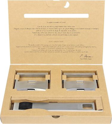 Набір ручок для посуду з нержавіючої сталі, 3 предмети, сріблястий Strate Cristel