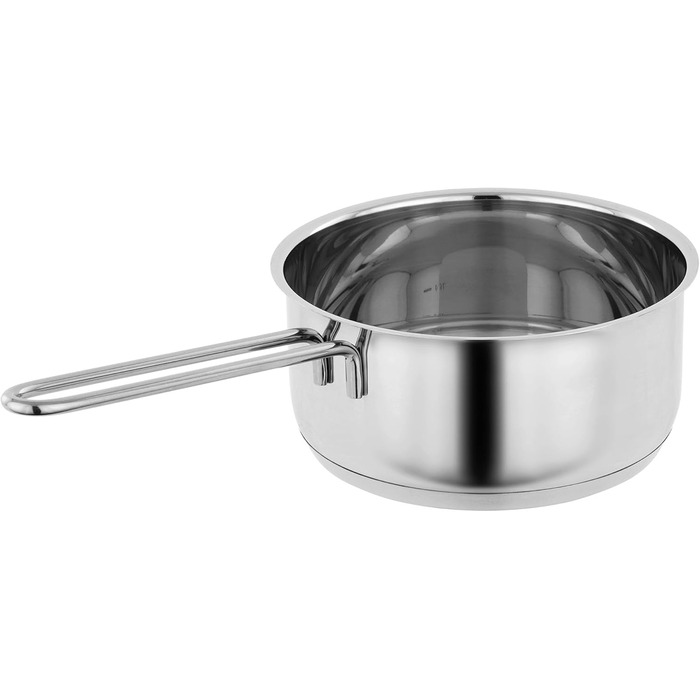 Набір каструль Head Merkur з нержавіючої сталі індукційні каструлі з обідком, літровою шкалою та скляною кришкою (6 предметів)