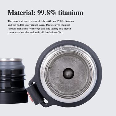 Титановый термос 510мл. iBasingo