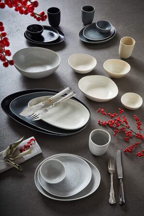 Набір тарілок  27х20х3 см, 4 предмети, Pietra Creatable