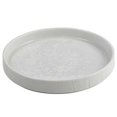 Тарелка презентационная 18*2.7 см с вертикальным бортом, Incise Porcelain Lucine, GenWare