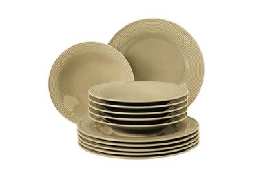 Набір тарілок для обіду 12 предметів Beat Color Glaze Seltmann Weiden