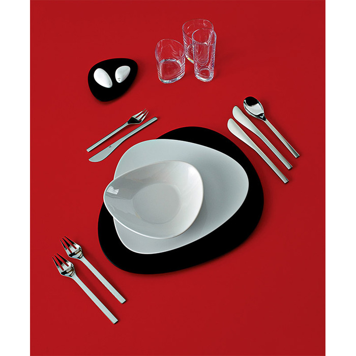 Тарелка 24х19,8 см белая Colombina Alessi