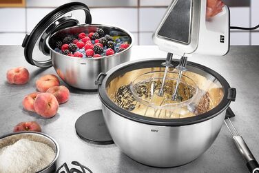 Набір мисок з нержавіючої сталі з кришками, 2 предмети Muovo Gefu