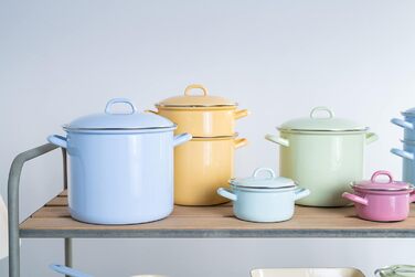 Кастрюля с хромированным ободком 24 см Riess