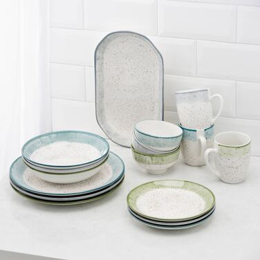 Чашка ARDESTO Siena, 360мл, Фарфор, Бело-серый