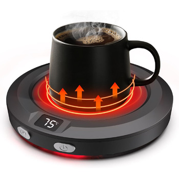 Подогреватель чашек с автоматическим выключением 2-12 часов, черный MXMZHXU