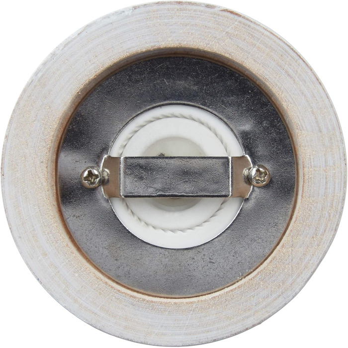 Дерев'яний млин для перцю і солі 40 см, білий Relaxdays