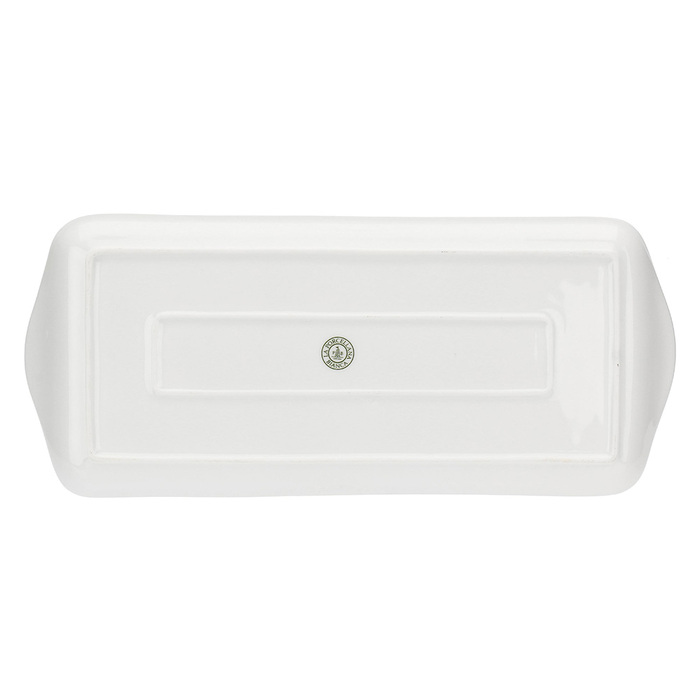 Блюдо сервировочное прямоугольное La Porcellana Bianca COLTIVIA, фарфор, 35 х 15 см