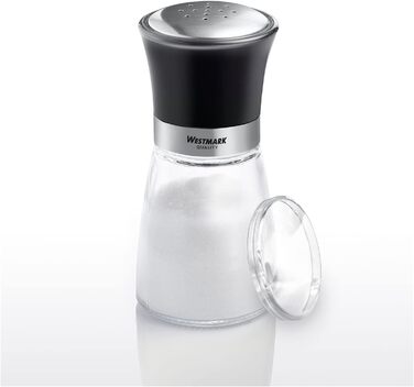 Дисплей Westmark, Вміст 6 дозаторів, Ємність 190 мл кожен, Скло/нержавіюча сталь/пластик, Прозорий/Чорний/Сріблястий, 63592611 (Шейкери для спецій, вишукані, , прозорі/чорні/сріблясті)