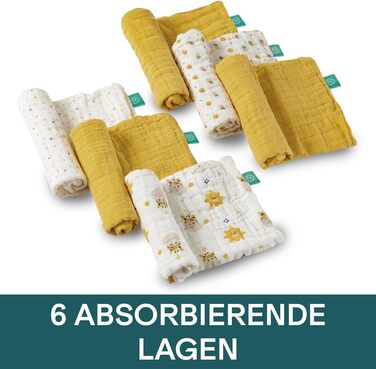 Набір із 6 рушників для дітей 30 х 30 см KOALA BABYCARE