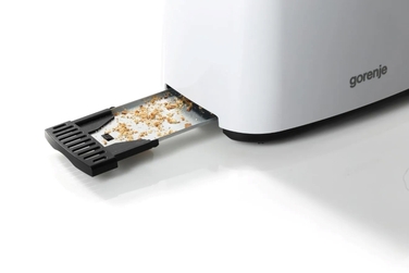 Gorenje Тостер, 850Вт, функц. розморожування, автовідключення, пластик, білий