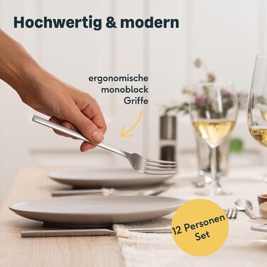 Набір столових приборів на 12 осіб, 60 предметів Silberthal