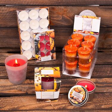 Ароматичних чайних свічок 3x30 шт. ароматичні свічки багато ароматів на вибір В 1,5 см, Ø 3,5 см (різдвяний аромат, 6), 90