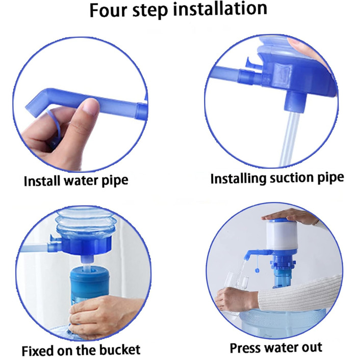 Помпа для води синій-білий Blogiiup