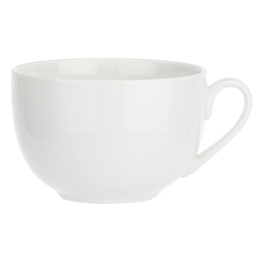 Чашка велика з блюдцем La Porcellana Bianca MOMENTI, порцеляна, 450 мл