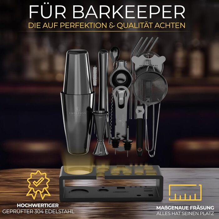 Набір шейкерів для коктейлів 14 предметів EMPATION