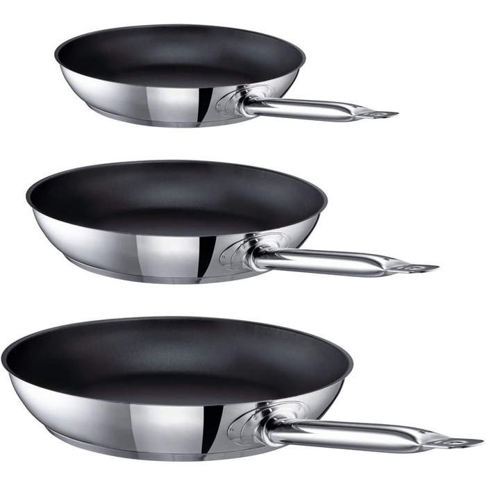 Алмазний герметик набір каструль з нержавіючої сталі 163059-20 -24-28, алюмінієва капсульна основа ecotherm