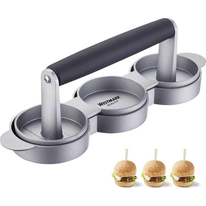 Прес для гамбургерів 6,5 см потрійний Trio Westmark