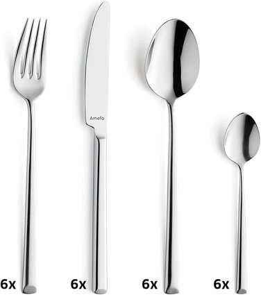 Набір столових приладів на 6 персон, 24 предмети Amefa
