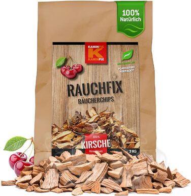 Вишнева стружка для копчення 3 кг Kaminfix