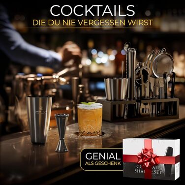 Набір шейкерів для коктейлів 14 предметів EMPATION