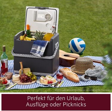 Автохолодильник 28 л чорний AEG