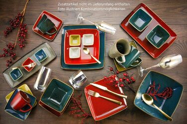 Набор посуды на 4 персоны, 16 предметов, глазурь Retro Style Creatable