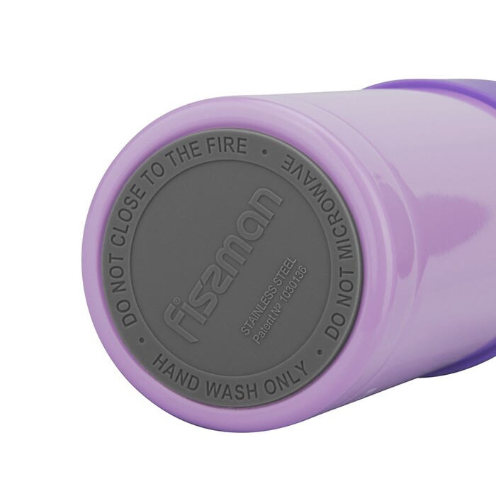 Термос для чая и кофе Fissman 350 мл лиловый (9630)