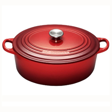 Гусятница / жаровня 31 см, бордовий, Le Creuset