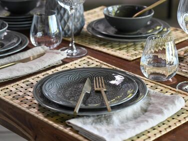 Набір тарілок на 6 персон, 18 предметів, Камінь Orient Mandala Creatable