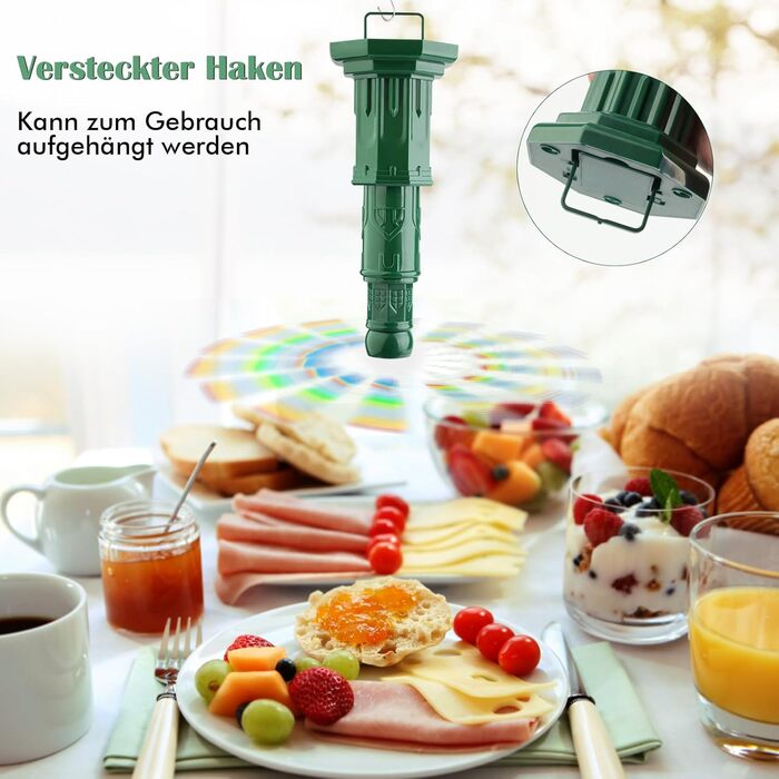 Вентилятор відлякувач комах зелений KERCAMKEL