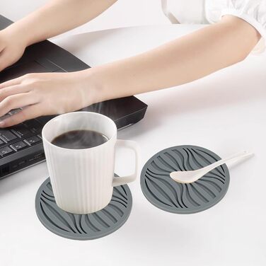 Силіконові підставки 6 шт сірі MMSGA