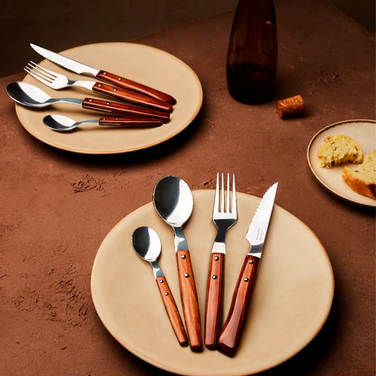 371600 Виделка чотирьохріжкова стейкова (дерев. ручка)