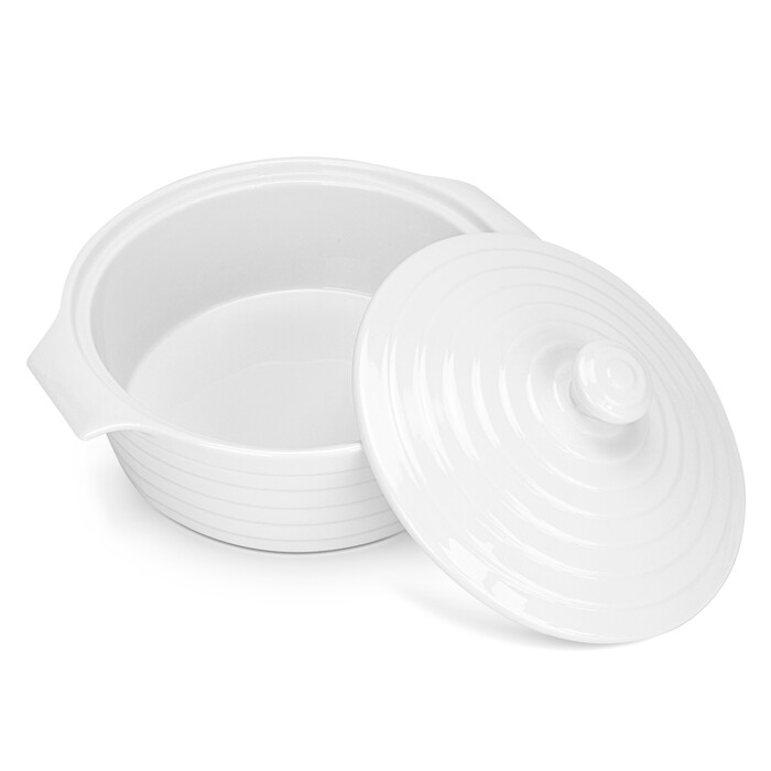 Кастрюля Fissman с крышкой 21,5х8 см/1,5 л фарфор (14165)